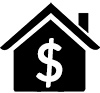House with Dollar Sign Icon